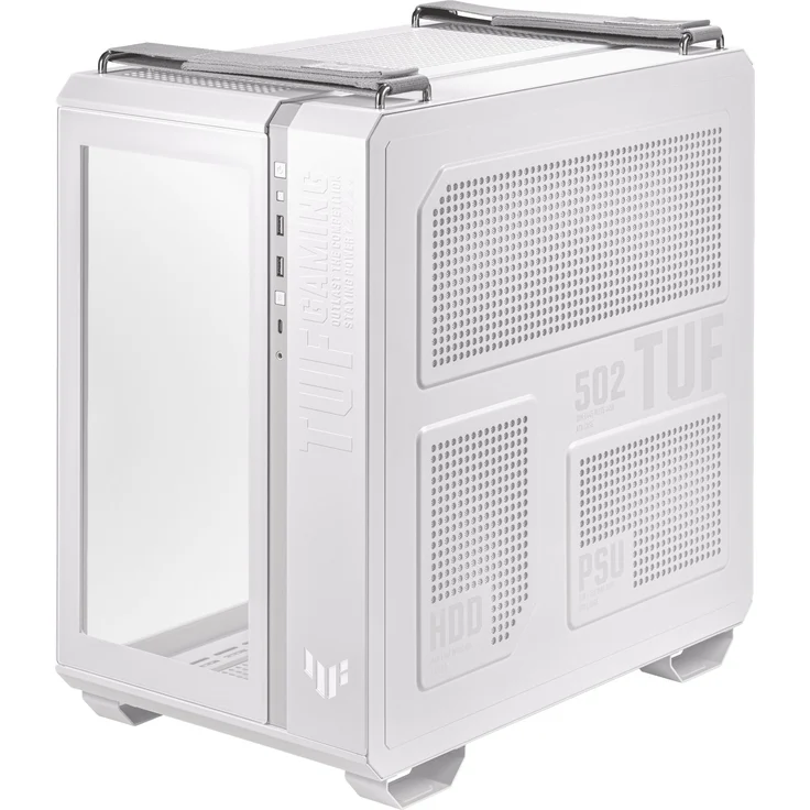 ASUS TUF Gaming GT502 White Edition, weiß, Glasfenster – Bild 2