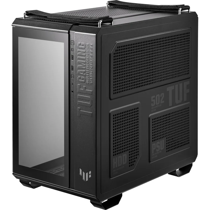 ASUS TUF Gaming GT502 Tower-Gehäuse, schwarz, Tempered Glass – Bild 2