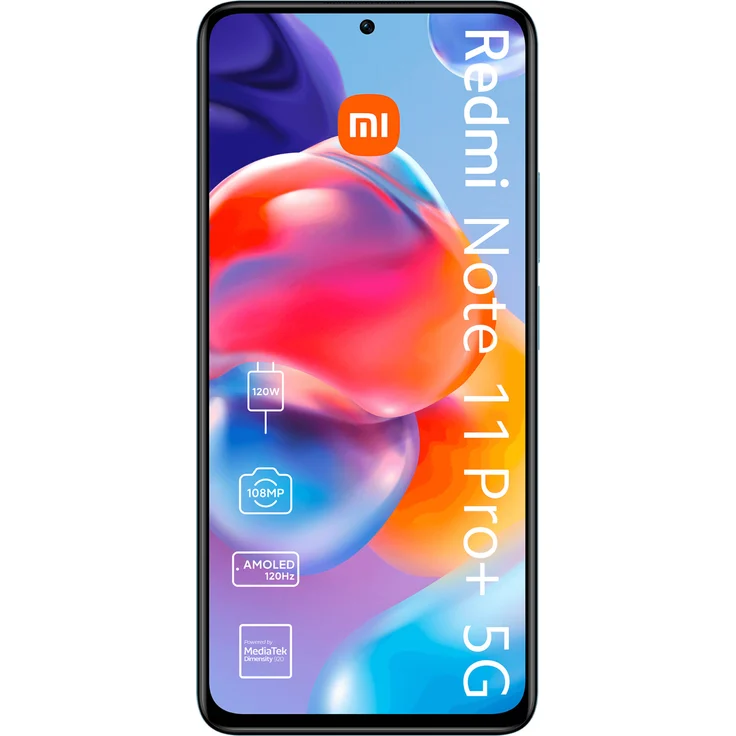 Xiaomi Redmi Note 11 Pro+ 5G Smartphone 16,9cm (6,67 Zoll) OLED-Display, 256GB interner Speicher, 6GB RAM, Dual-SIM, Android 11, Star Blue – Bild 2