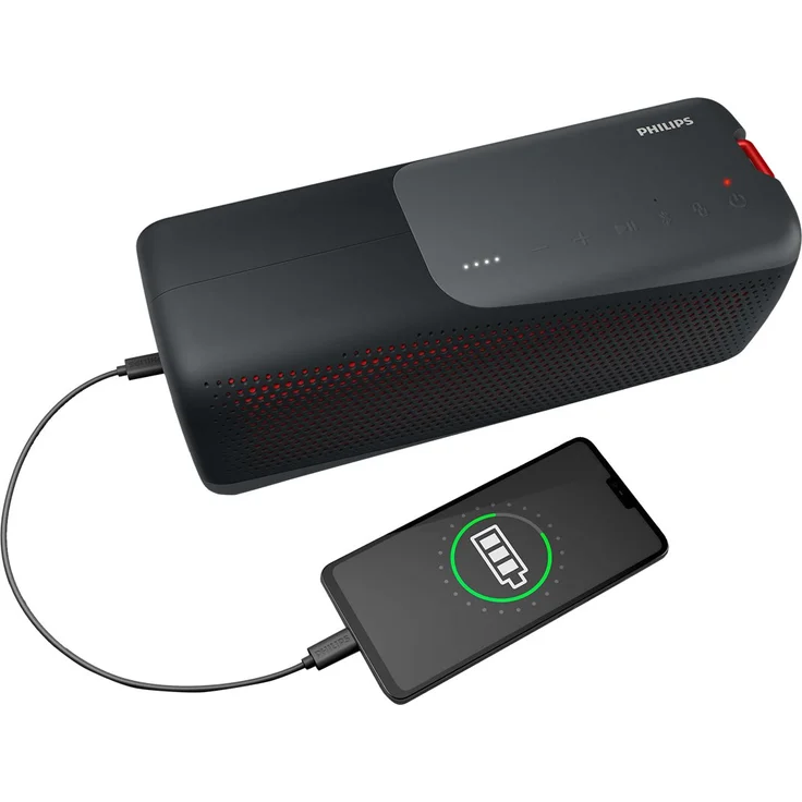 Philips TAS7807B-00 Tragbarer Bluetooth Lautsprecher, schwarz – Bild 8