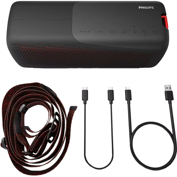 Philips TAS7807B-00 Tragbarer Bluetooth Lautsprecher, schwarz – Bild 9