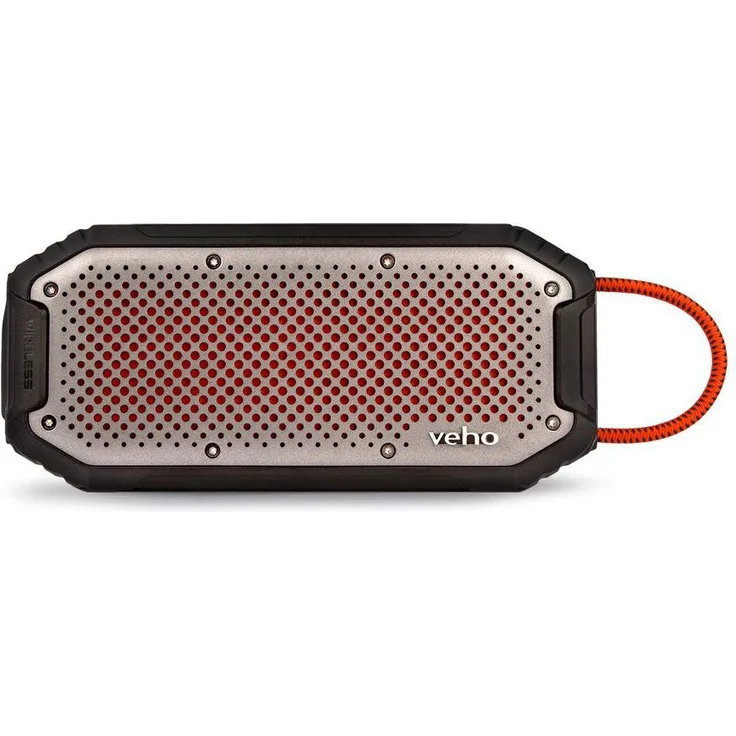 Veho MX-1 Robuster kabelloser Bluetooth-Lautsprecher, schwarz – Bild 3