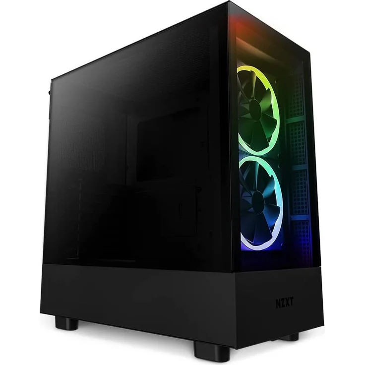 NZXT H5 Elite, schwarz, Glasfenster ATX-MidiTower – Bild 1
