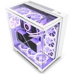 NZXT H9 Elite All White Tower-Gehäuse, weiß, Tempered Glass