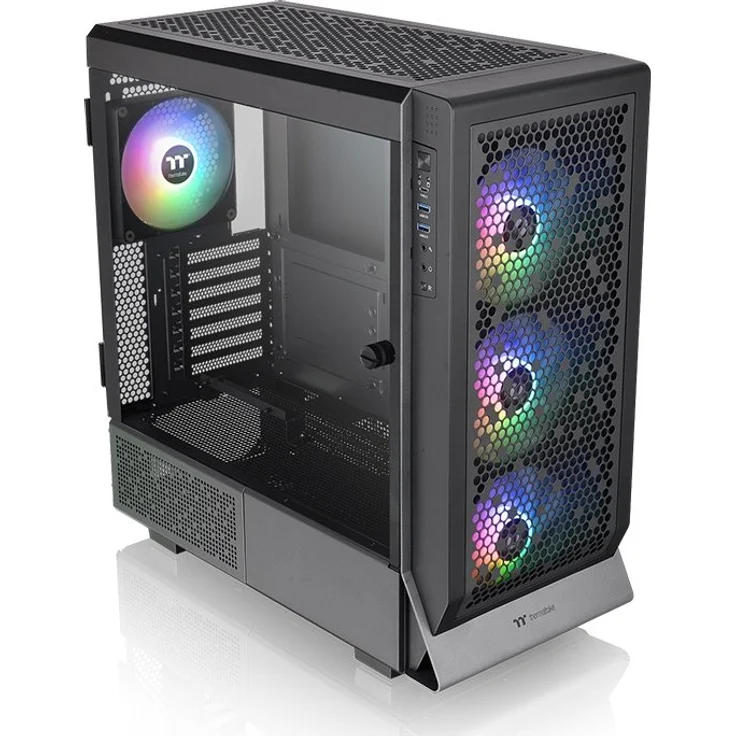 Thermaltake Ceres 500 TG ARGB Tower-Gehäuse, schwarz, Tempered Glass – Bild 1