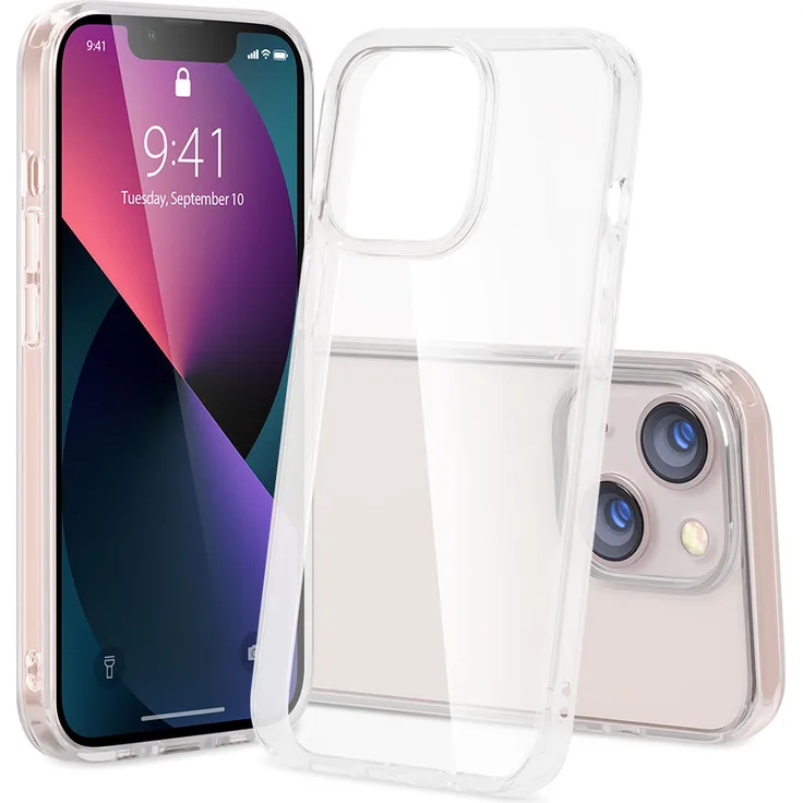Nevox StyleShell ShockFlex Handyhülle, geeignet für Apple iPhone 14, transparent