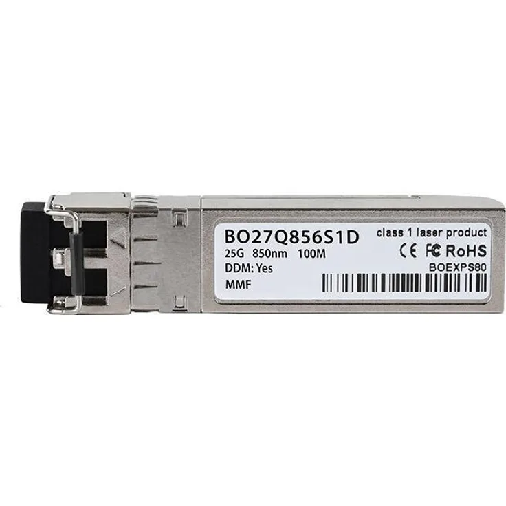 Kompatibler Broadcom AFBR-735SMZ BlueOptics BO27Q856S1D SFP28 Transceiver, LC-Duplex, 25GBASE-SR, Multimode Fiber, 850nm, 100 Meter, DDM, 0°C-+70°C (AFBR-735SMZ-BO) (AFBR-735SMZ-BO)