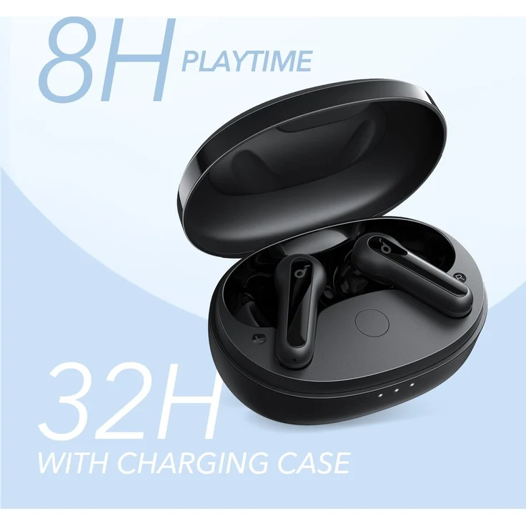 Soundcore by Anker Life P2 Mini Bluetooth In-Ear Kopfhörer, schwarz – Bild 7