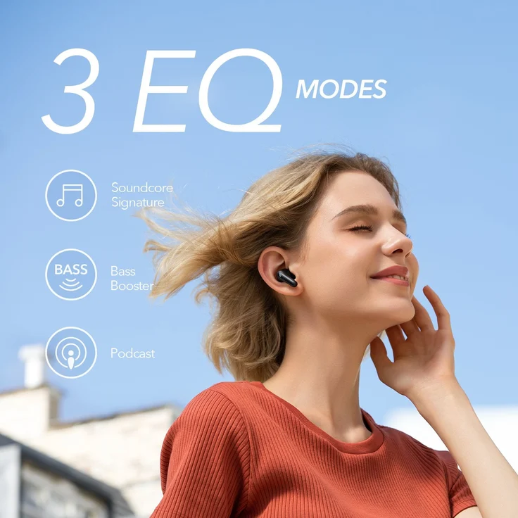 Soundcore by Anker Life P2 Mini Bluetooth In-Ear Kopfhörer, schwarz – Bild 3