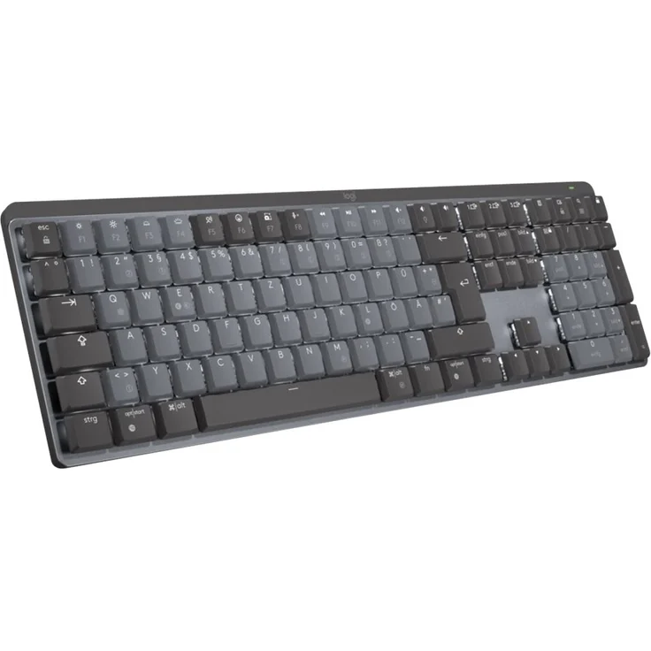 Logitech MX Mechanical Wireless Illuminated Performance Keyboard, Tastatur, Bluetooth, USB Dongle, QWERTY, mechanisch, schwarz, grau (920-010758) – Bild 2
