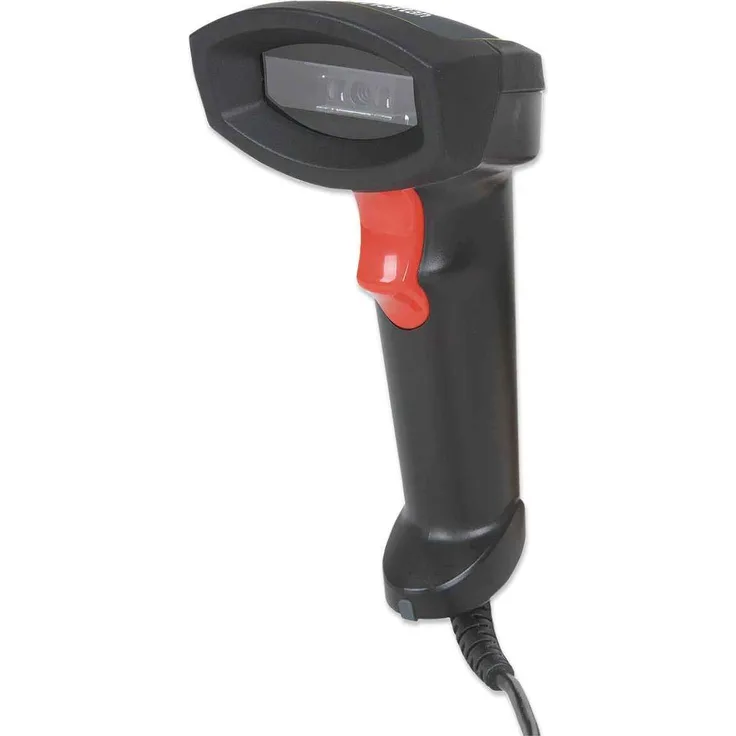 Manhattan 178433 USB-Kit Barcode-Scanner Kabelgebunden 1D CCD Schwarz Hand-Scanner USB (178433)