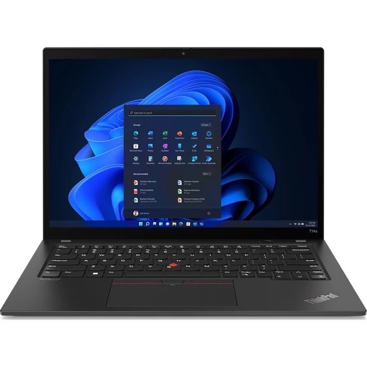 Lenovo ThinkPad T14s - 14 Zoll (35,6 cm) AMD Ryzen 7 PRO 6850U, 32GB RAM, 1000GB SSD, Windows 11 Pro (vorinstalliert) inkl. Windows 10 Pro 64-bit (21CQ0045GE) – Bild 1