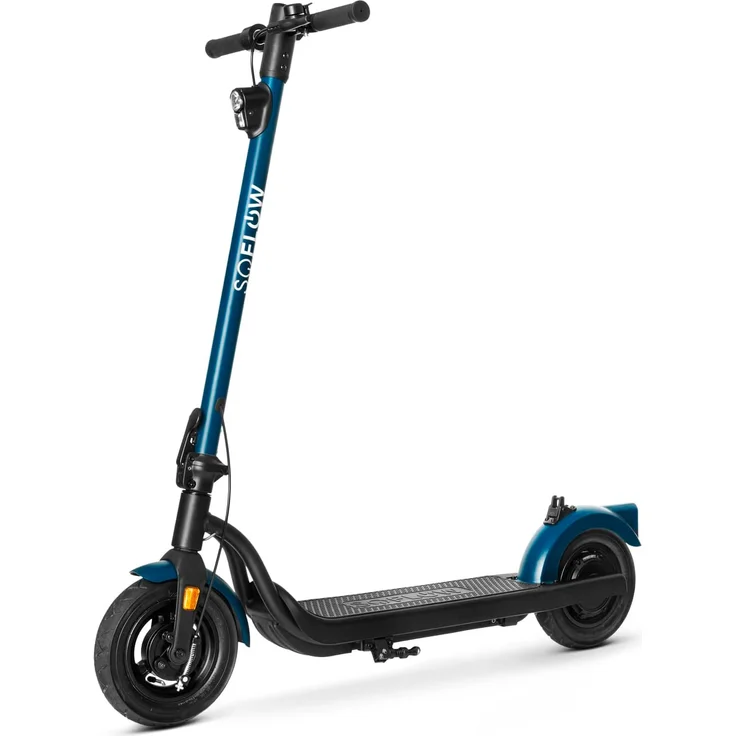 SoFlow SO2 AIR 2. Gen E-Scooter, mit Strassenzulassung, Schwarz/Grün, 20 km/h – Bild 1