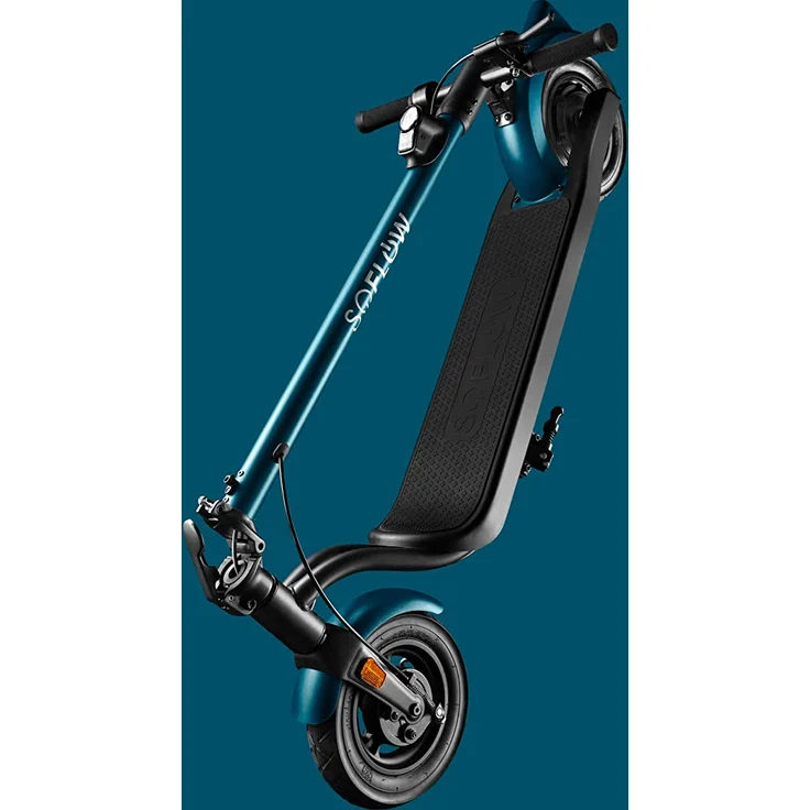 SoFlow SO2 AIR 2. Gen E-Scooter, mit Strassenzulassung, Schwarz/Grün, 20 km/h – Bild 7