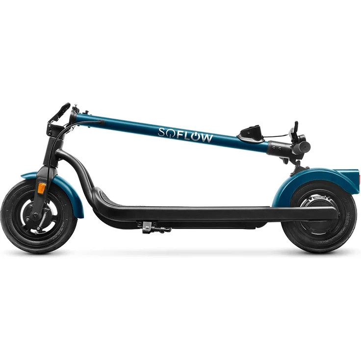 SoFlow SO2 AIR 2. Gen E-Scooter, mit Strassenzulassung, Schwarz/Grün, 20 km/h – Bild 3