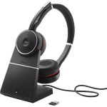 Evolve 75 SE Bluetooth Kopfhörer kabelgebunden & kabellos (Schwarz)