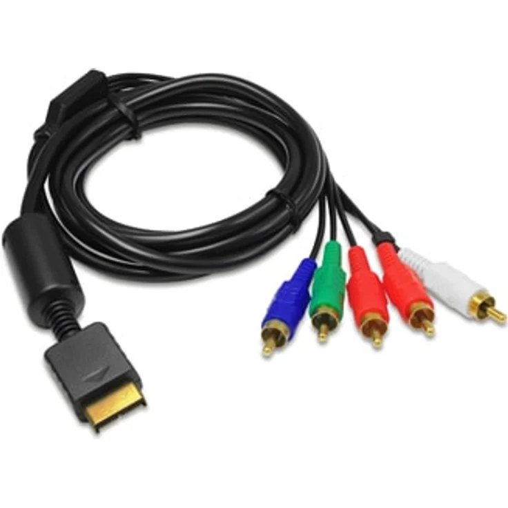 Eaxus PS2 / PS3 YUV Komponenten Kabel 1,5 m, Component für TV, Monitor, Beamer – Bild 2