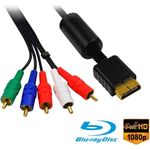 Eaxus PS2 / PS3 YUV Komponenten Kabel 1,5 m, Component für TV, Monitor, Beamer