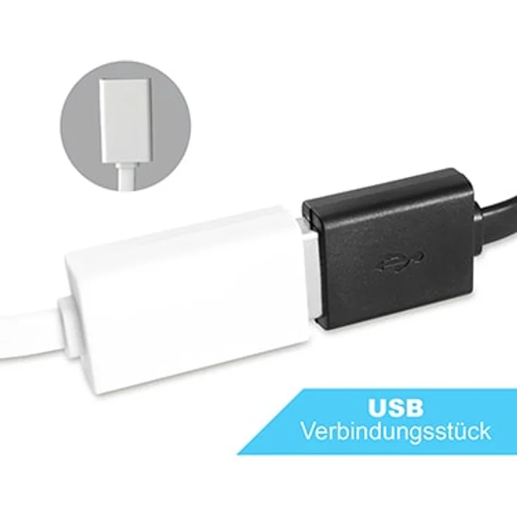Eaxus Ladekabel 5in1 mit Mini, Micro-USB Stecker, Typ C, für iPhone 13 – Bild 3