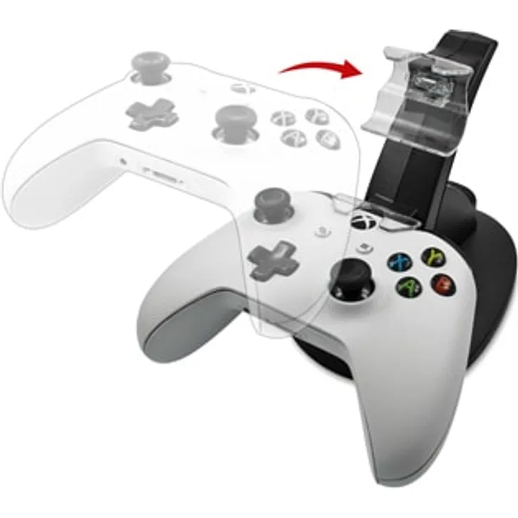 Eaxus Ladestation für 2 Xbox One Controller mit bunter LED Beleuchtung