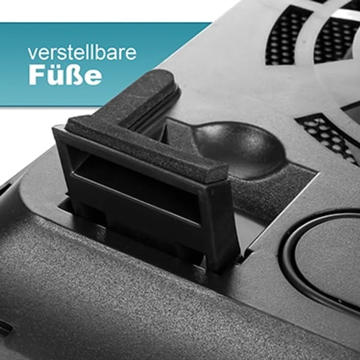 Eaxus USB Lüfter Padeax für PlayStation 4 und Laptops, blaue LED Lichter, Premium – Bild 5