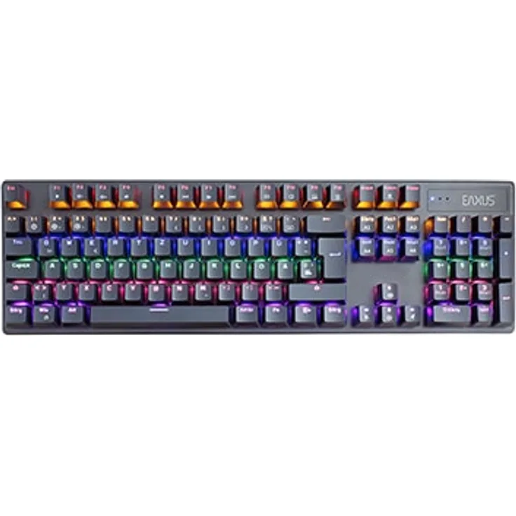Eaxus Mechanische USB-Gaming-Tastatur Mychanics, QWERTZ Layout, RGB LED Backlight