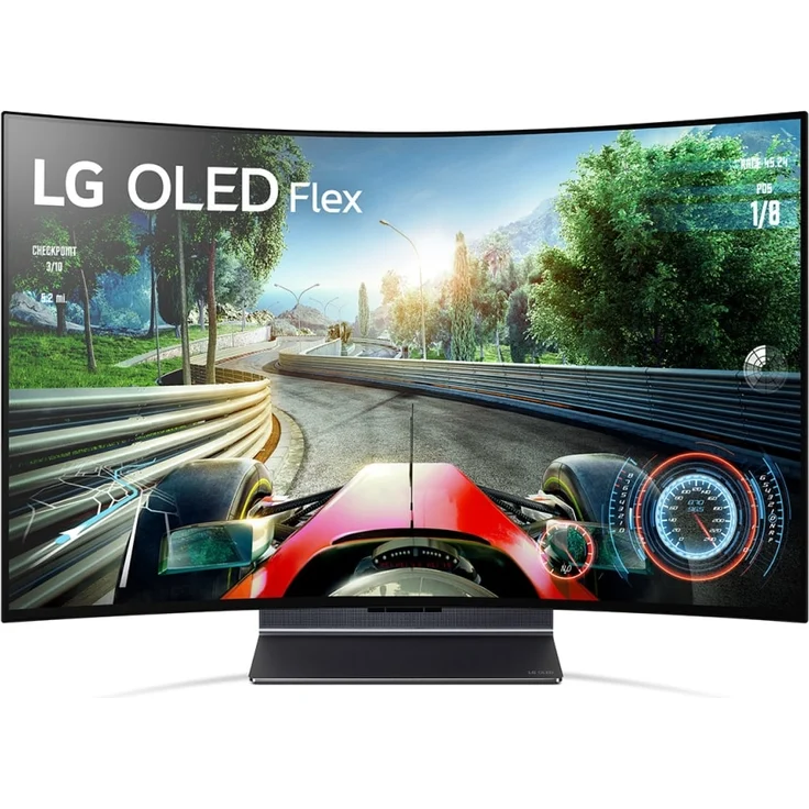 LG 42LX3Q9LA 106 cm (42 Zolol) OLED Flex Gaming TV (Ultra HD, Dolby Vision IQ, Dolby Vision, HDR10, HDR, HLG, OLED) HD-Triple-Tuner (Satellit, Antenne, Kabel) Modelljahr 2022 Energieklasse G (DE-Modell) – Bild 1