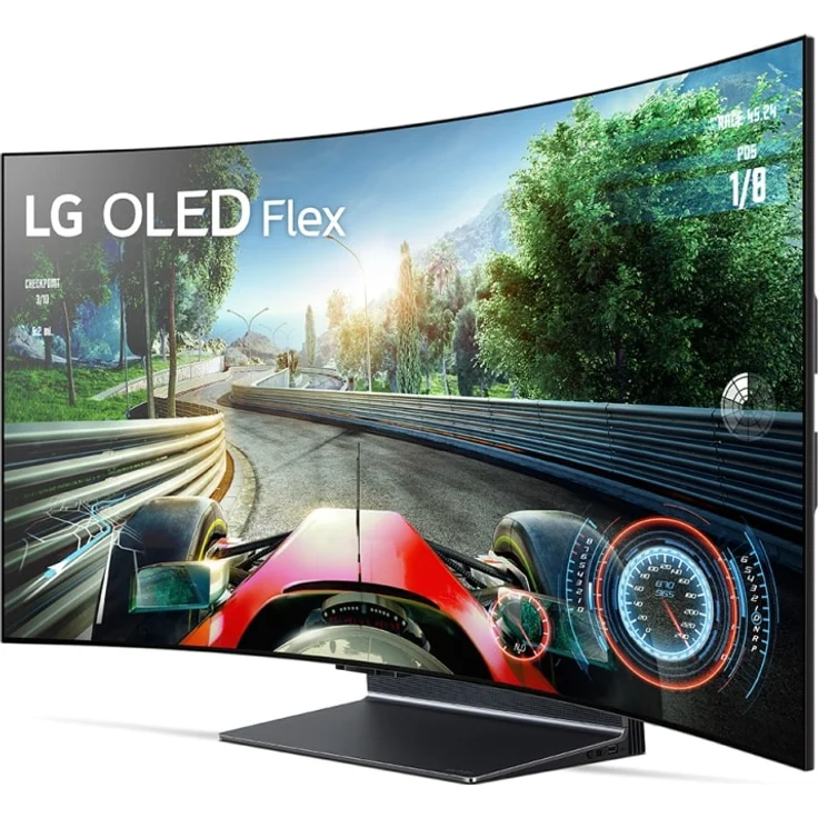 LG 42LX3Q9LA 106 cm (42 Zolol) OLED Flex Gaming TV (Ultra HD, Dolby Vision IQ, Dolby Vision, HDR10, HDR, HLG, OLED) HD-Triple-Tuner (Satellit, Antenne, Kabel) Modelljahr 2022 Energieklasse G (DE-Modell) – Bild 2
