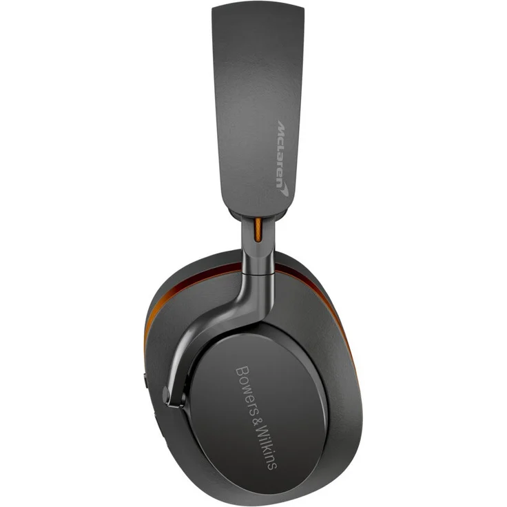 Bowers & Wilkins PX8 McLaren Edition Over-Ear-Kopfhörer mit Hybrides Noise Cancelling, Transparenzmodus, Trägersensor, grau/orange – Bild 3
