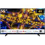 Toshiba 55UL4D63DGY 139 cm (55 Zoll) LED Smart TV (Ultra HD, HDR10, HDR HLG, Dolby Vision, Direct LED) HD-Triple-Tuner (Satellit, Antenne, Kabel) Energieklasse F (DE-Modell)