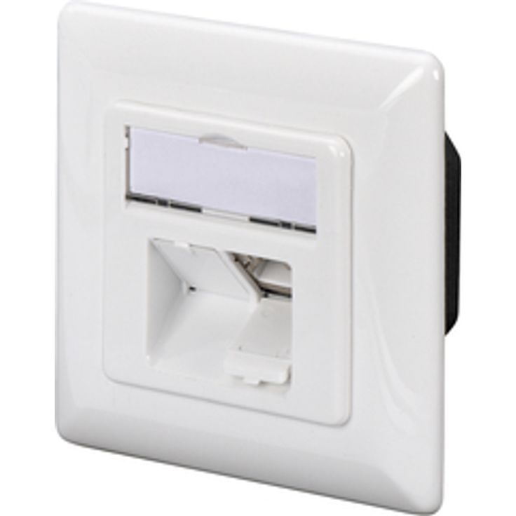 Digitus CAT 6A, Klasse EA, Datendose, designkompatibel, Aufputz