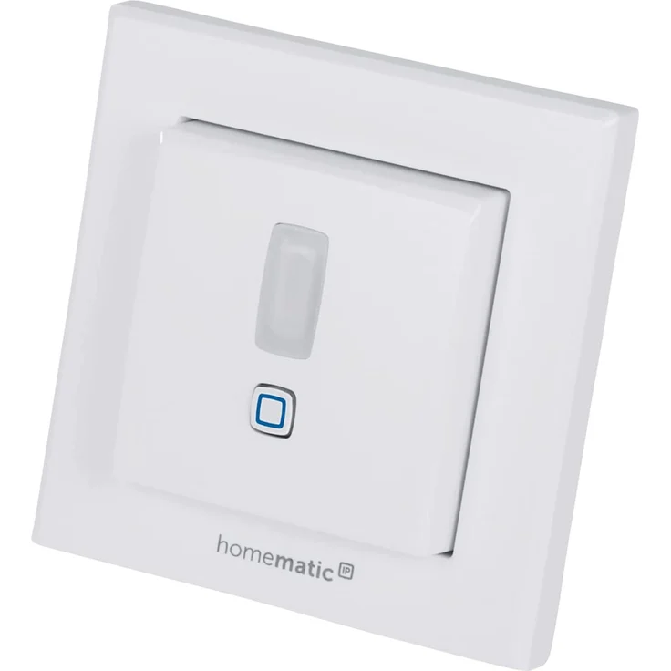 Homematic IP HmIP-SMI55 Smart Home Bewegungsmelder im 55er-Rahmen – innen, Zubehör für Ihr Homematic IP Smart Home mit App-Funktion, für Alarmlösung, schaltet Leuchten, Wandschalter, Energie sparen (151769A0) – Bild 1