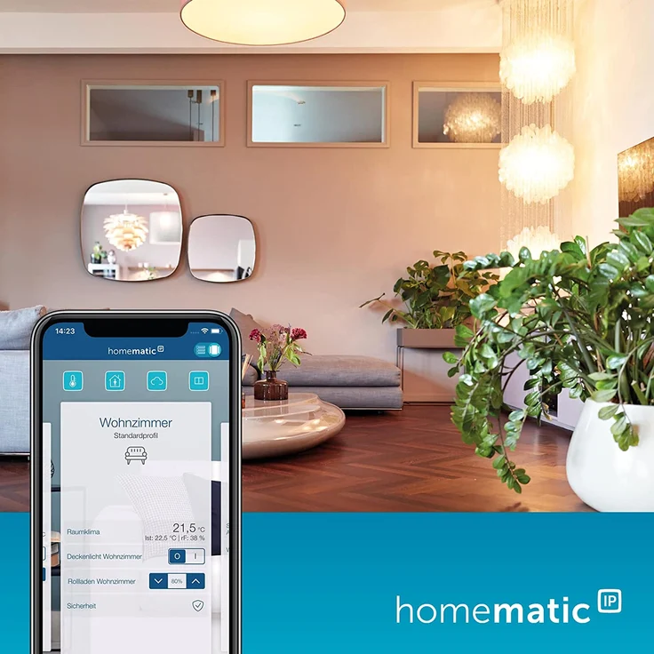 Homematic IP HmIP-BS2 Smart Home Schaltaktor für Markenschalter – 2-fach, zwei Leuchten smart schalten, Energie sparen (156757A0) – Bild 6