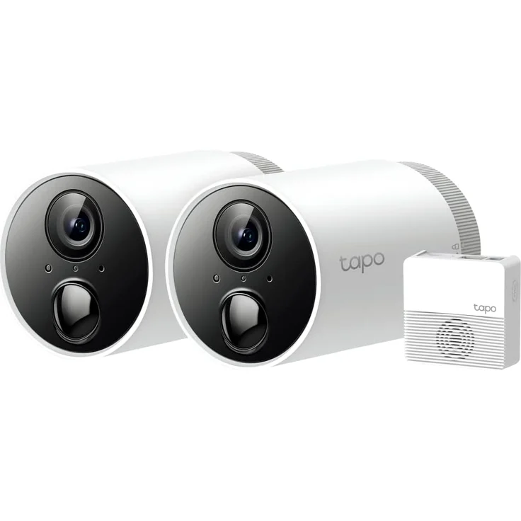 TP-Link Tapo C400S2 Akku Wi-Fi-Kamera für den Außenbereich, 1080p, hohe Definition, vollständiges Sicherheitssystem mit 2 Kameras, wasserdicht IP65, microSD-Karte und Cloud-Speicher, 2-Cam-Set – Bild 1