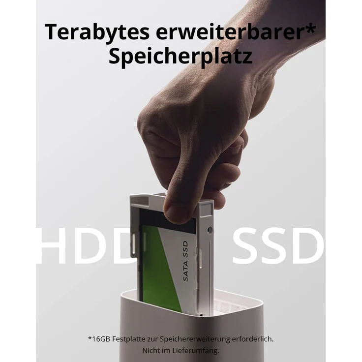 eufy Security eufyCam S300 3C, Überwachungskamera außen, 4K kabellose Überwachungskamera mit Gesichtserkennung und KI, farbige Nachtsicht, erweiterbarer Speicher auf 16 TB, Überwachungskamera Set 4+1, weiß (T8883321) – Bild 4