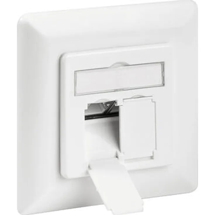 RJ45-Dose Goobay CAT 6a Unterputzdose 2 x RJ45 weiß