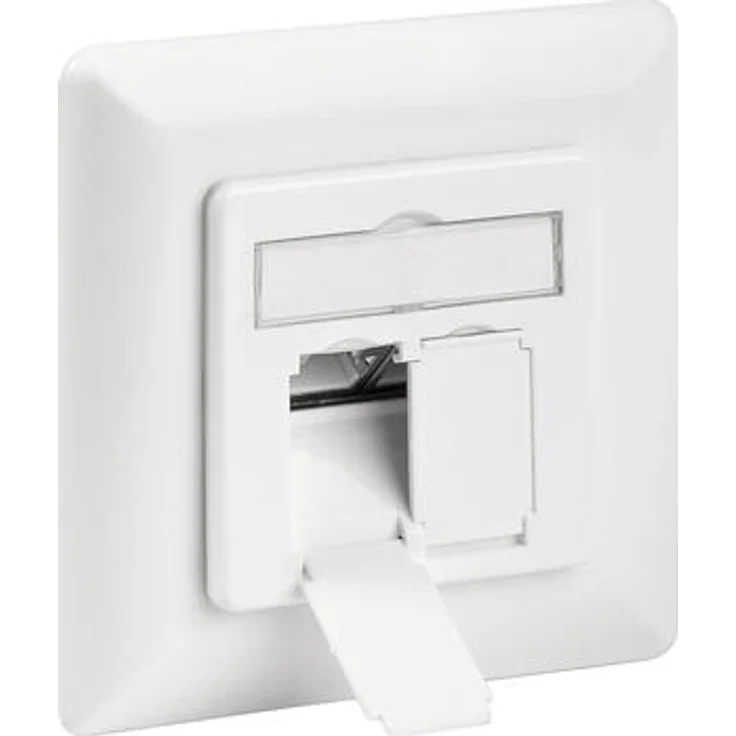 RJ45-Dose Goobay CAT 6a Unterputzdose 2 x RJ45 weiß – Bild 1