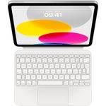 Apple Magic Keyboard Folio, Tablet-Tastatur, für Apple 10,9" iPad (10. Generation), QWERTZ, weiß (MQDP3D/A)