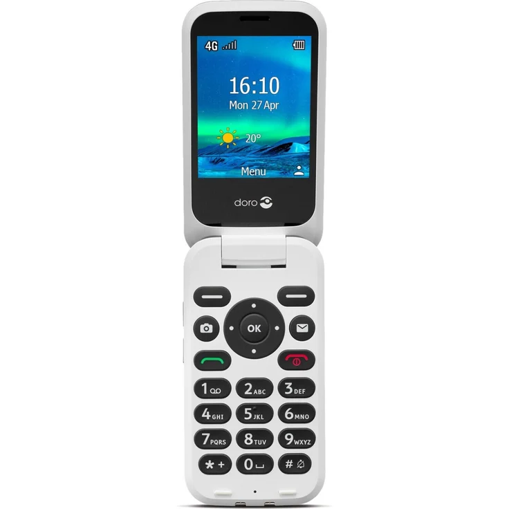 Doro 6820 Klapphandy Schwarz – Bild 1