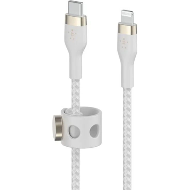 Belkin Flex Lightning-USB-C 15W 1m mfi.zert. weiß CAA011bt1MWH – Bild 1