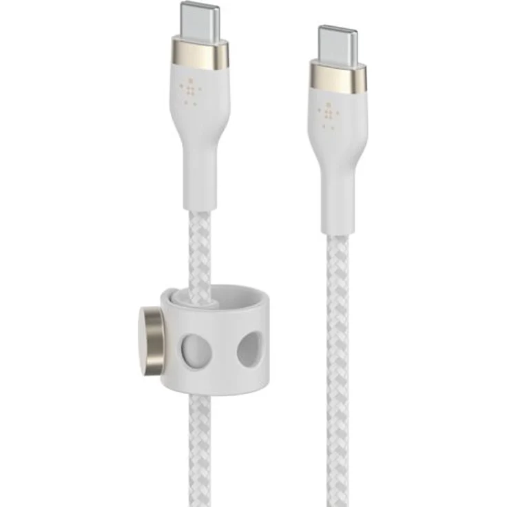 Belkin Flex USB-C-USB-C bis 60W 1m, weiß CAB011bt1MWH – Bild 1