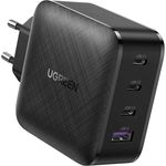 UGREEN USB-A+3xUSB-C 65W GaN Tech Fast Wall Charger EU Black