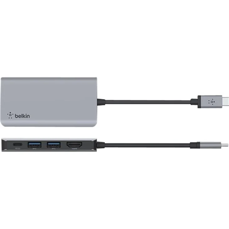 Belkin USB-C 4-in-1 Multiport Adapter (AVC006BTSGY) – Bild 3