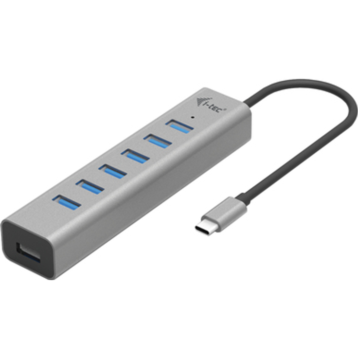 I-TEC USB-C Charging Metal HUB 7 Port ohne Netzteil (C31HUBMETAL703)