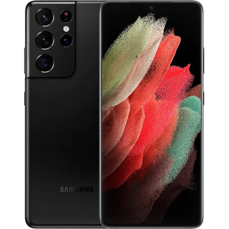 Samsung Galaxy S21 Ultra 5G Enterprise Edition Smartphone 17,27cm (6,8 Zoll) AMOLED-Display, 128GB interner Speicher, 12GB RAM, Dual-SIM, Phantom Black