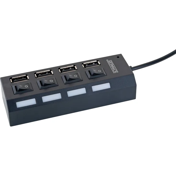 Schwaiger USB Hub, 4-fach (UH4013)