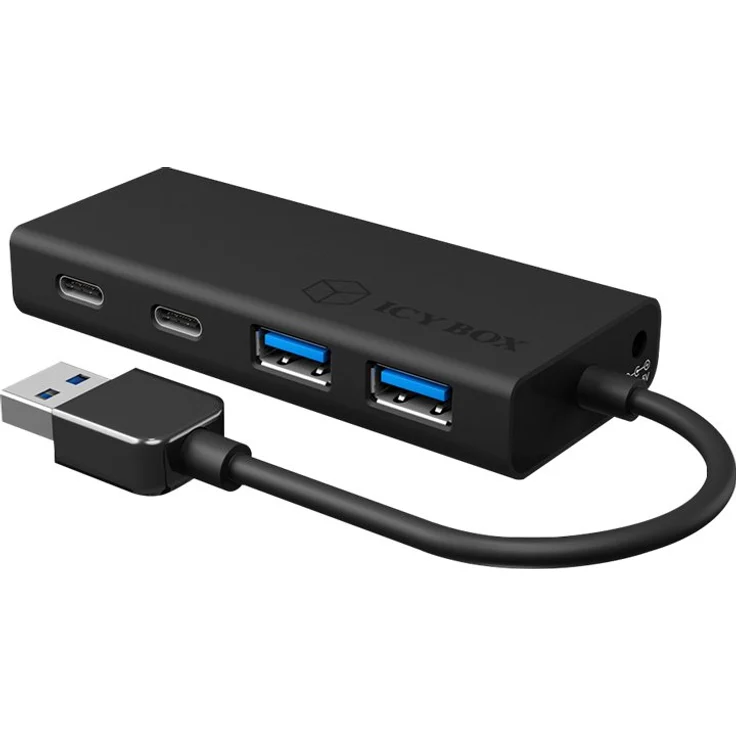 RaidSonic ICY BOX IB-HUB1426-U3 - Hub - 2 x SuperSpeed USB 3.0 + 2 x USB-C - Desktop (IB-HUB1426-U3) – Bild 4