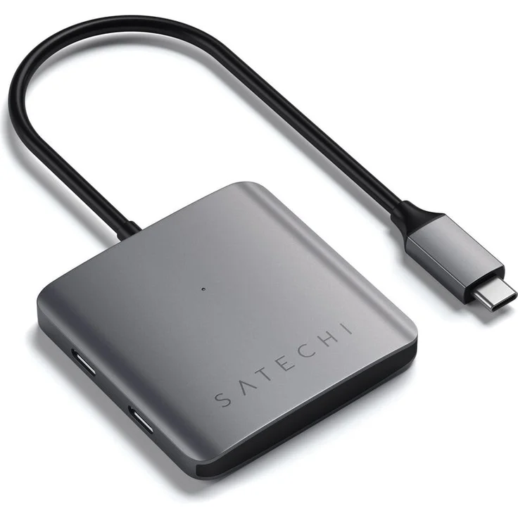 Satechi Aluminum 4 Port USB-C Hub space gray (ST-UC4PHM) – Bild 3