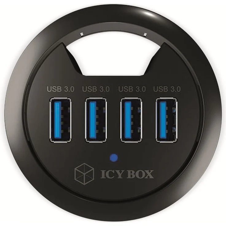 RaidSonic ICY BOX USB-Hub IB-HUB1403, Tisch-Hub, 4x USB 3.0 (IB-HUB1403) – Bild 1