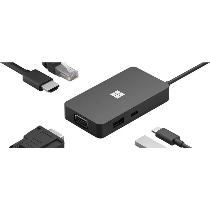 Microsoft USB-C Travel Hub - docking station - VGA HDMI (1E4-00003)